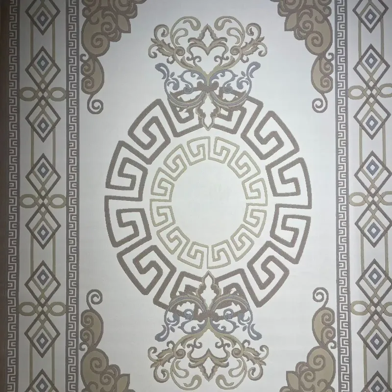سجاد تركي مودرن العشراء 9660A بيج غامق مقاس 80*150