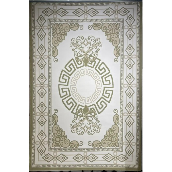 سجاد تركي مودرن العشراء 9660A اخضر مقاس 300*400
