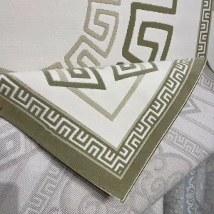 سجاد تركي مودرن العشراء 9660A اخضر مقاس 400*500