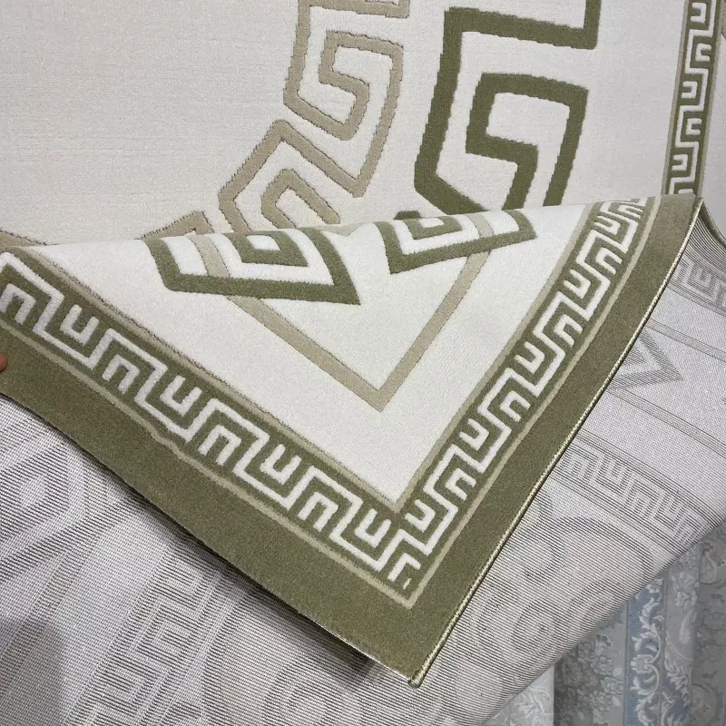سجاد تركي مودرن العشراء 9660A اخضر مقاس 400*500