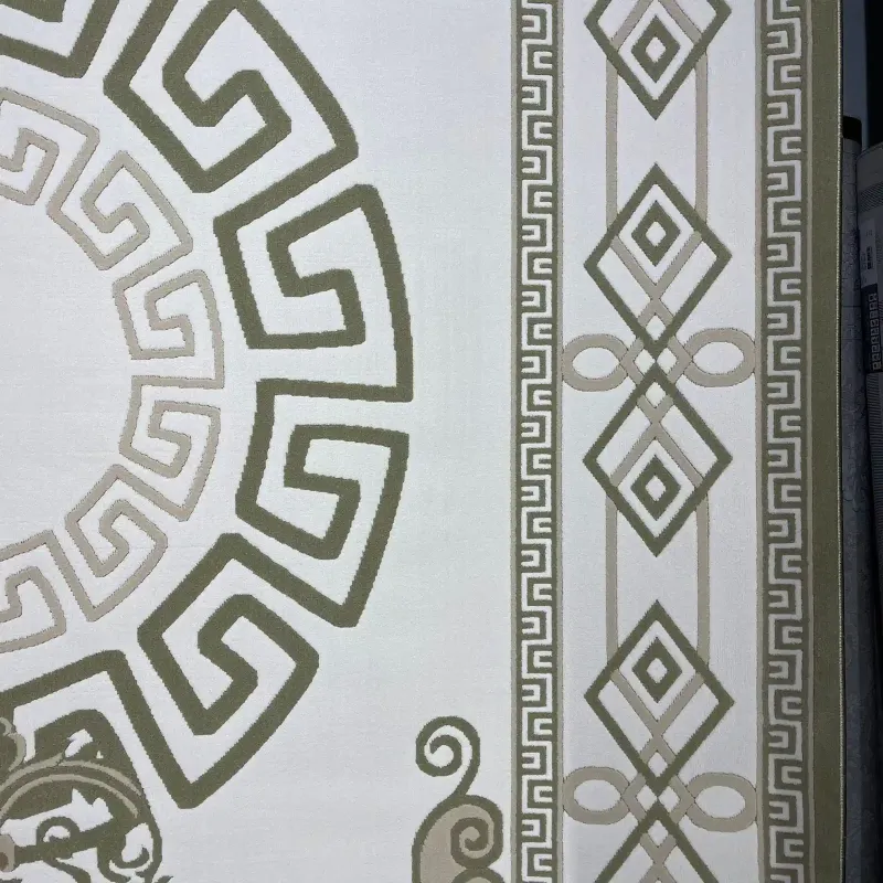 سجاد تركي مودرن العشراء 9660A اخضر مقاس 400*500