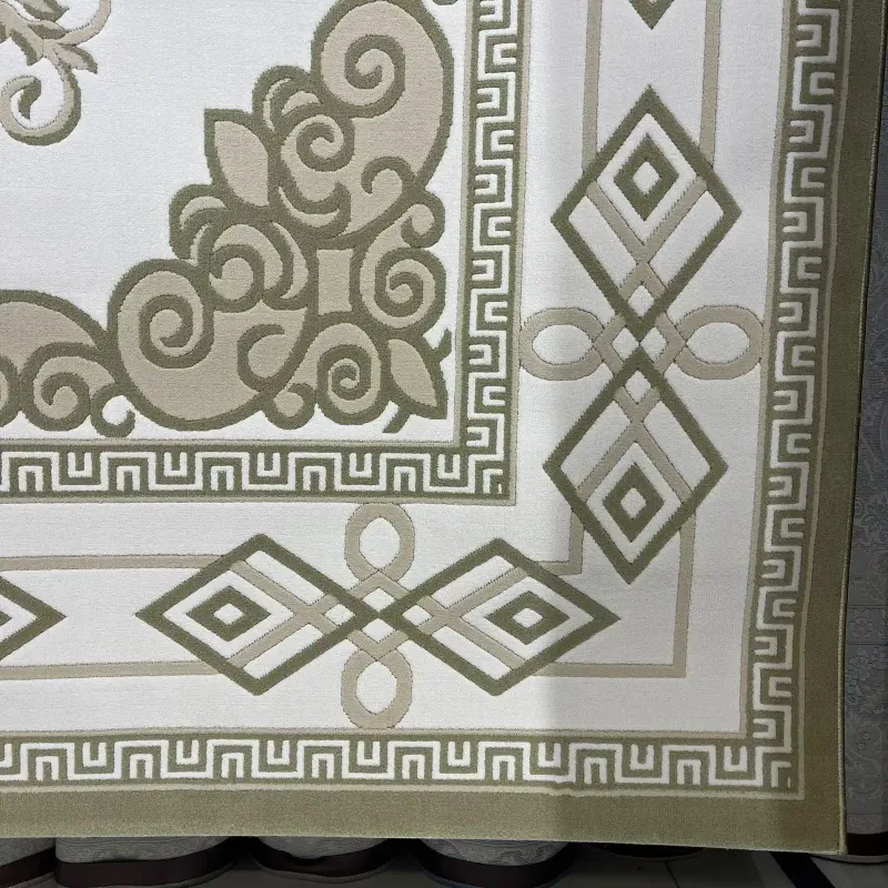 سجاد تركي مودرن العشراء 9660A اخضر مقاس 400*500