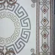 سجاد تركي مودرن العشراء 9660A بيج فاتح مقاس 80*150