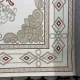 سجاد تركي مودرن العشراء 9660A بيج فاتح مقاس 80*150