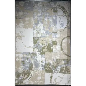 سجاد تركي مودرن العشراء 9661A اخضر مقاس 50*80