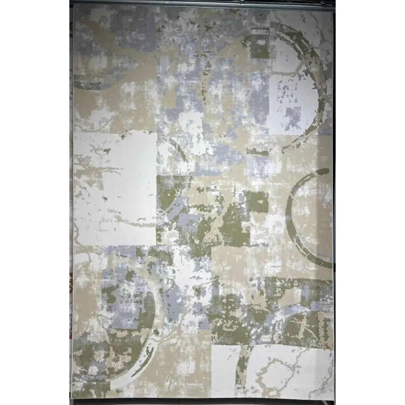 سجاد تركي مودرن العشراء 9661A اخضر مقاس 50*80