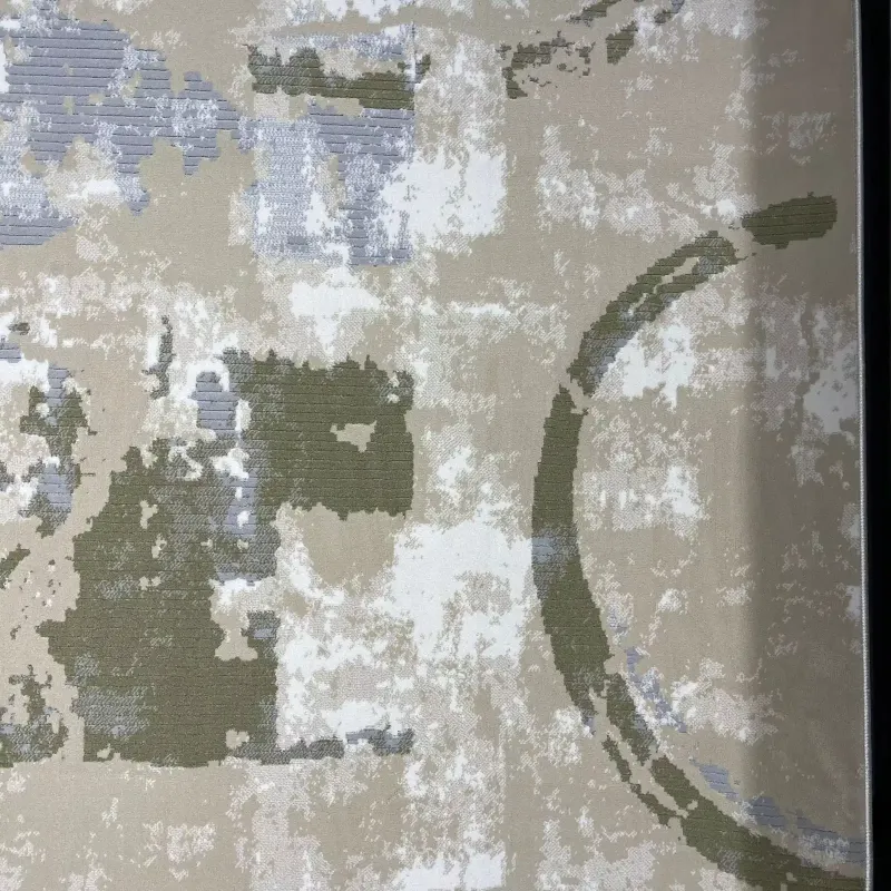 سجاد تركي مودرن العشراء 9661A اخضر مقاس 50*80