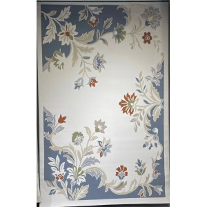Turkish rug PALACE 9966A blue size 400*500