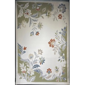 Turkish rug PALACE 9966A green size 100*200