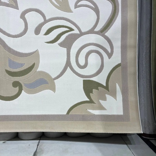 Turkish rugs designer palace 9552A Light beige size 250*350
