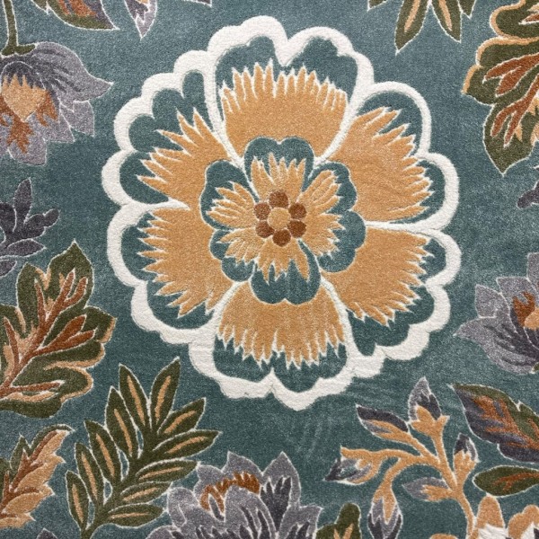 Panorama Turkish Carpet 0L327C AQUA Size 100*300