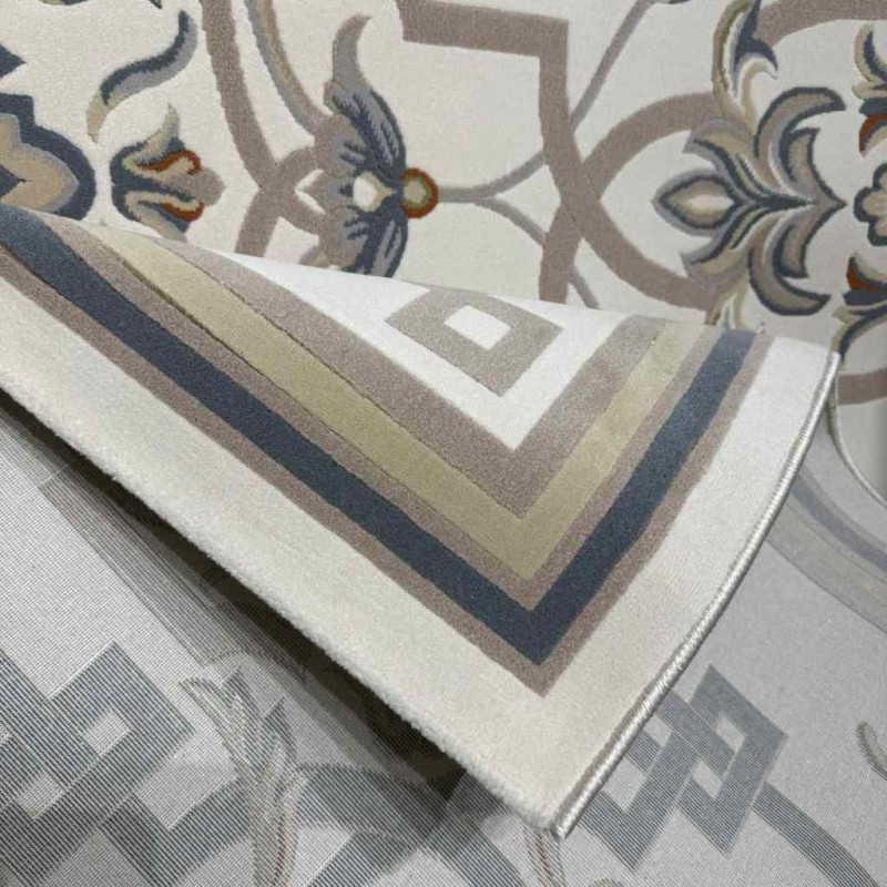 سجاد تركي سوبر ليون 9151A سماوي مقاس 80*150
