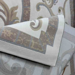 سجاد تركي سوبر ليون 9114A بيج فاتح مقاس 50*80