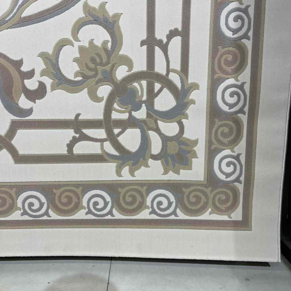 سجاد تركي سوبر ليون 9280A بيج غامق مقاس 50*80