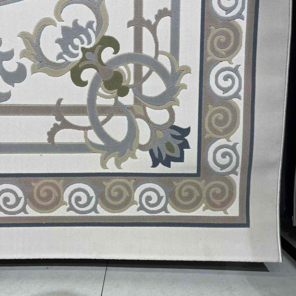 سجاد تركي سوبر ليون 9280A رصاصي مقاس 50*80