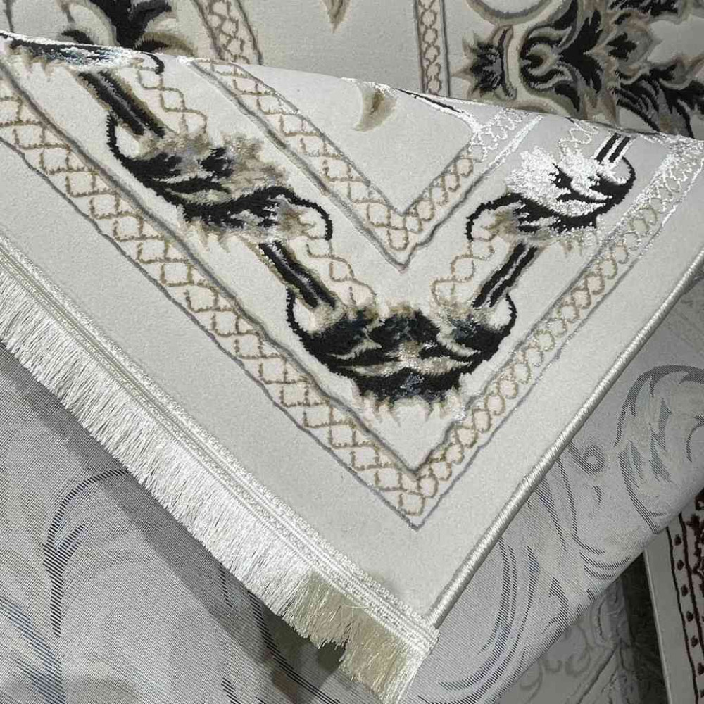 سجاد تركي تالا 9102A رصاصي مقاس 50*80