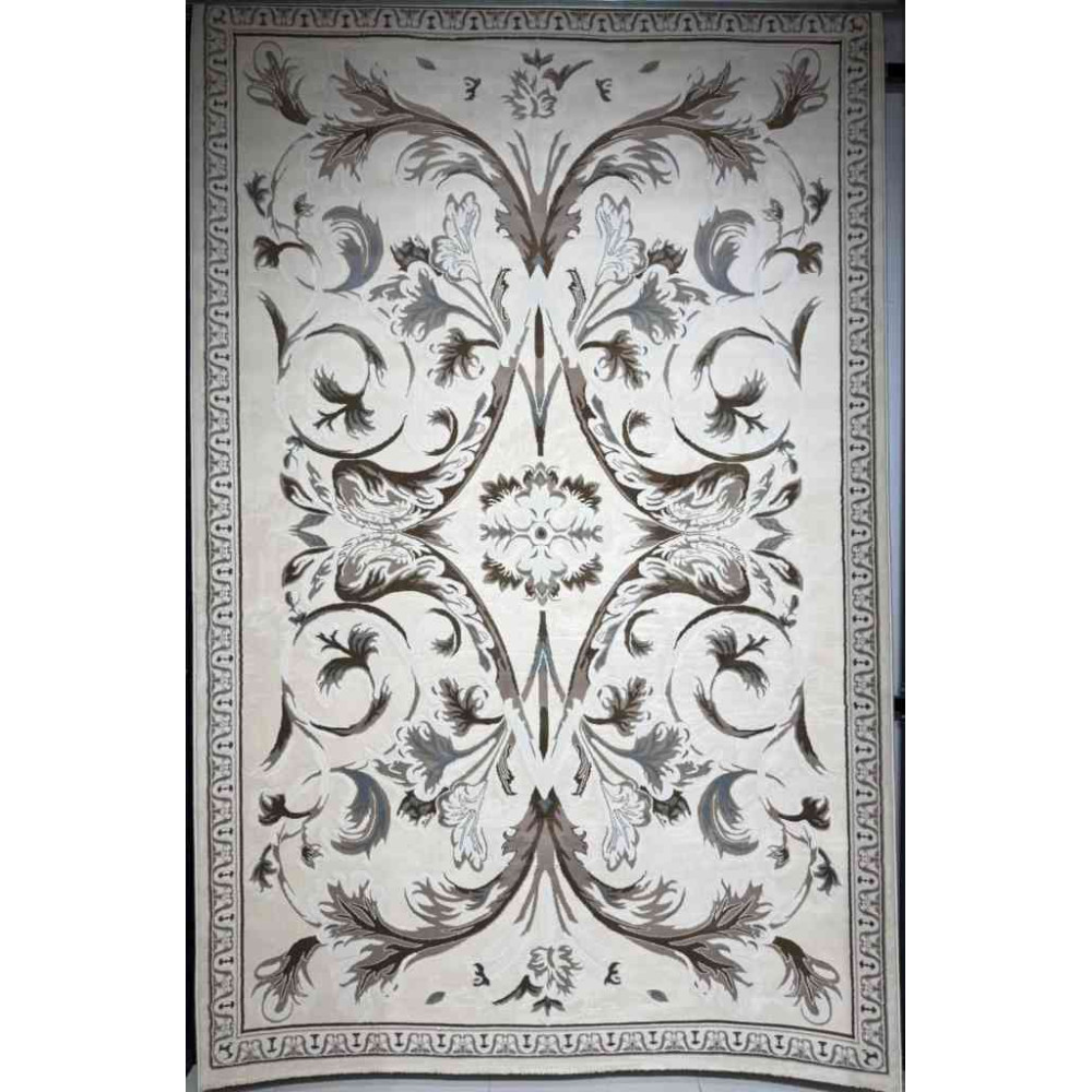 سجاد تركي ياسمين نقش فرنسي 9050A بيج مقاس 400*500