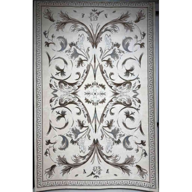 Turkish Jasmine Rug French Pattern 9050A, Beige Size 250*350