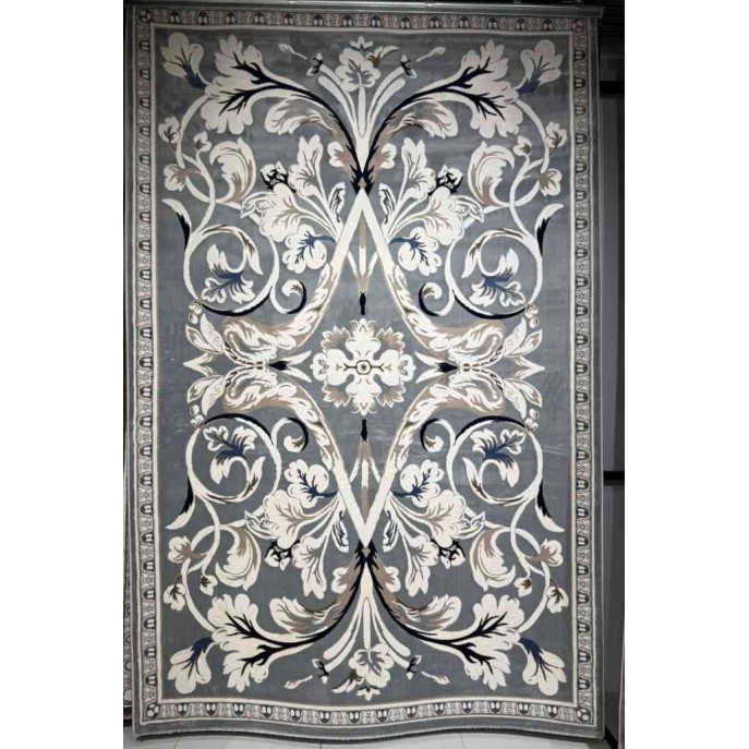 Turkish Jasmine Rug French Pattern 9050A gray Size 150*220
