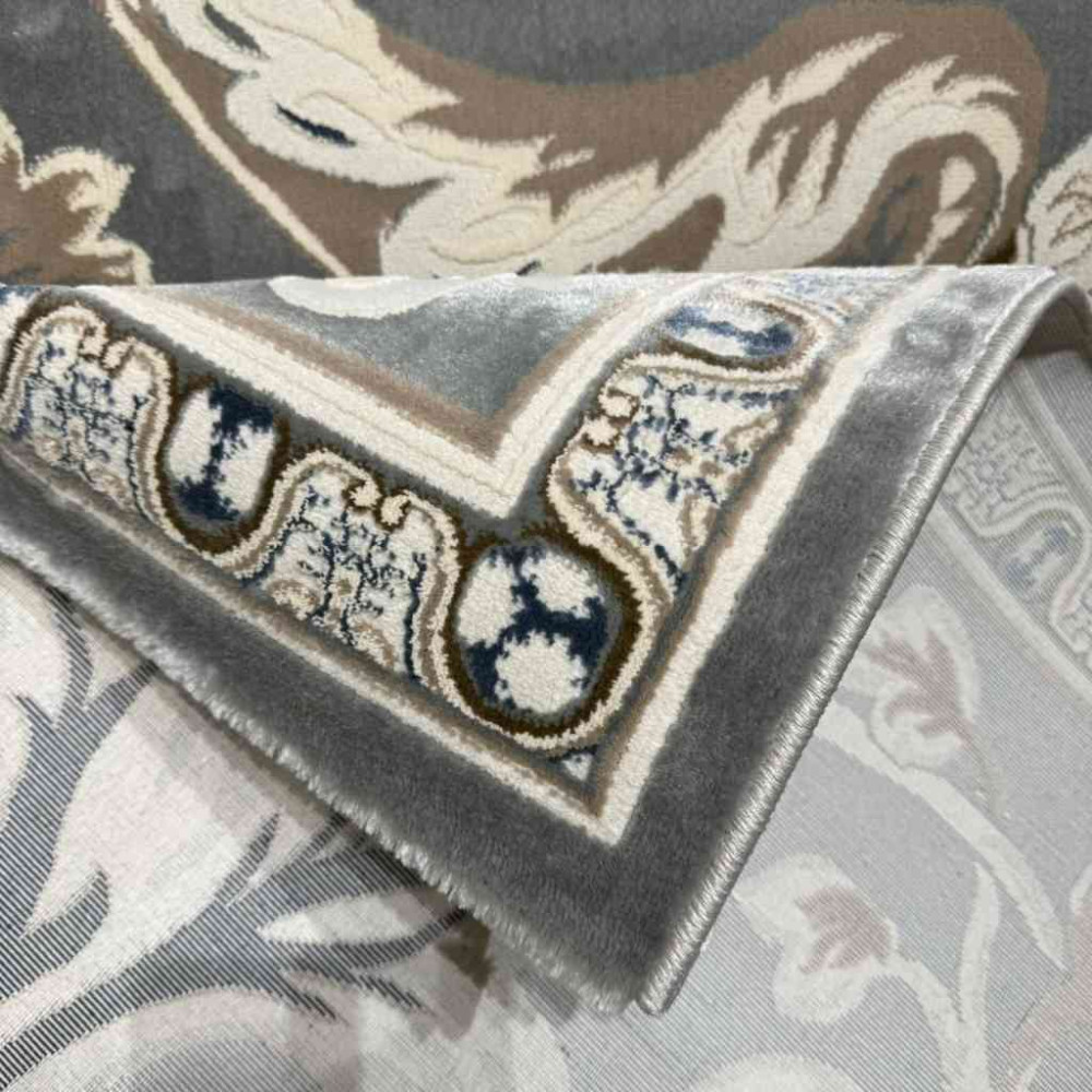 سجاد تركي ياسمين نقش فرنسي 9050A رصاصي مقاس 400*500 سجاد تركي ياسمين نقش فرنسي 9050A رصاصي مقاس 400*500