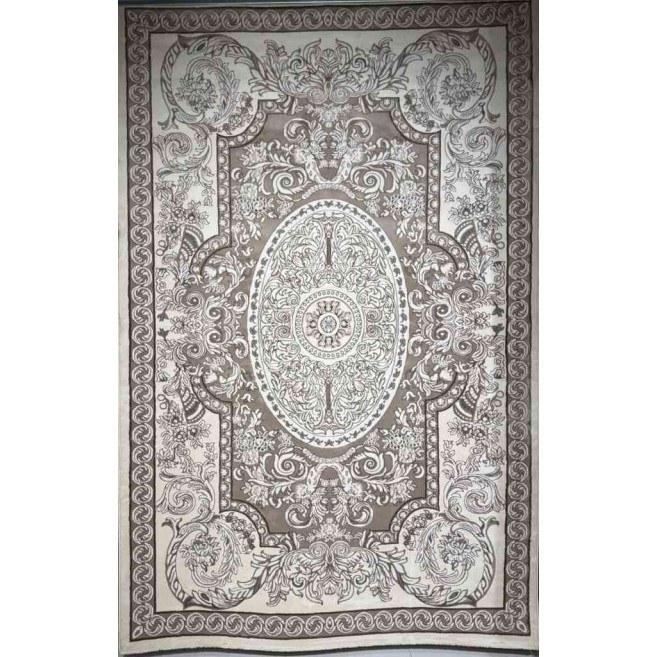 Turkish Jasmine Rug French Pattern 9051A, Beige Size 100*200