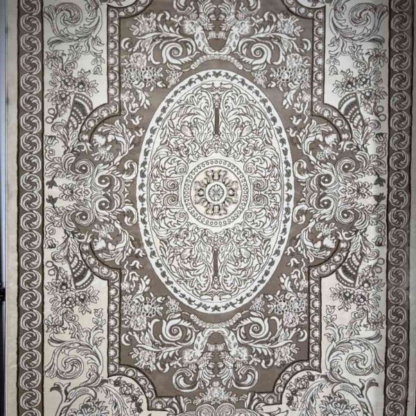 Turkish Jasmine Rug French Pattern 9051A, Beige Size 100*300