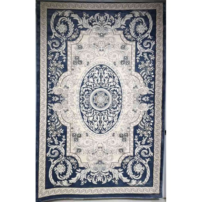 Turkish Jasmine Rug French Pattern 9051A, Blue Size 300*400