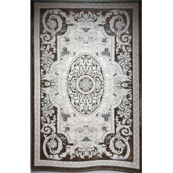 سجاد تركي ياسمين نقش فرنسي 9051A بني مقاس 80*150