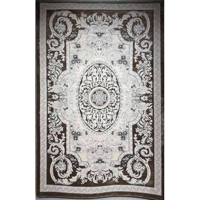Turkish Jasmine Rug French Pattern 9051A, brown Size 100*200