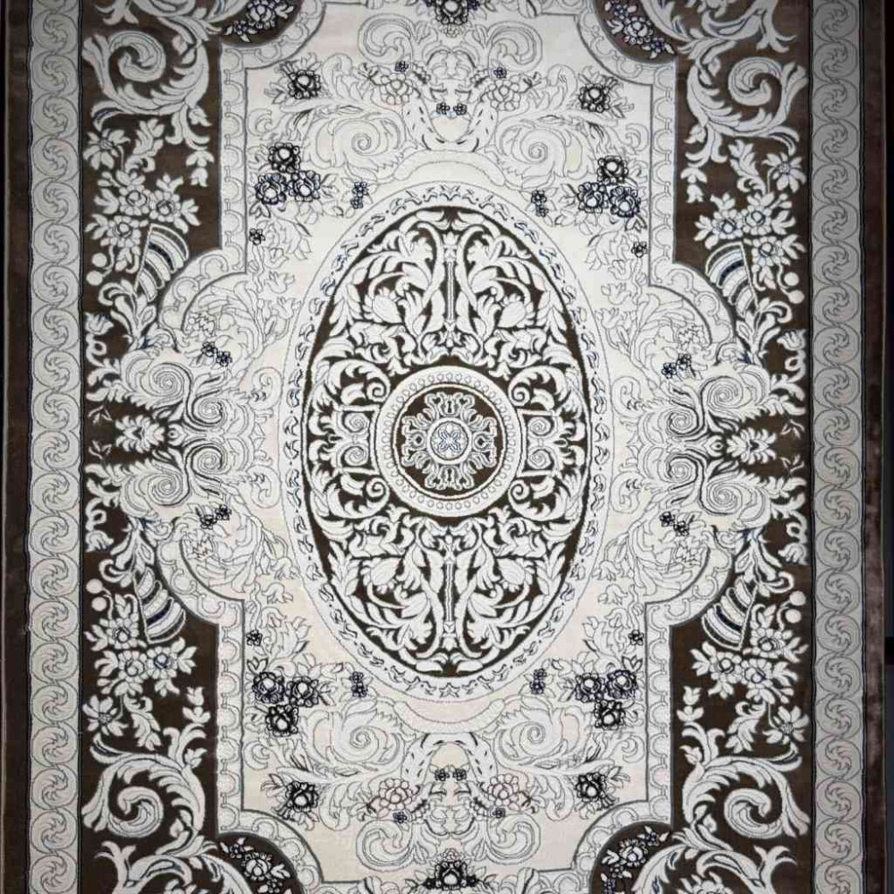 سجاد تركي ياسمين نقش فرنسي 9052A بني مقاس 400*500 سجاد تركي ياسمين نقش فرنسي 9052A بني مقاس 400*500