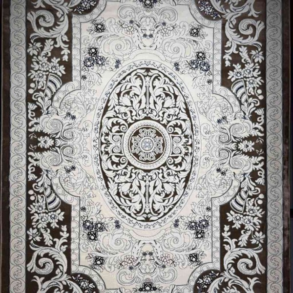 Turkish Jasmine Rug French Pattern 9052A, brown Size 250*350