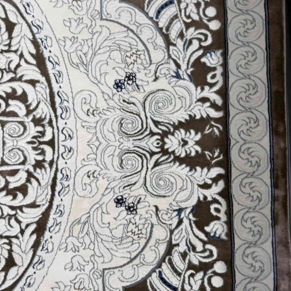 Turkish Jasmine Rug French Pattern 9052A, brown Size 250*350