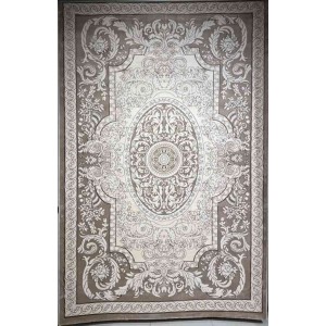 Turkish Jasmine Rug French Pattern 9051A, Dark Beige Size 250*350
