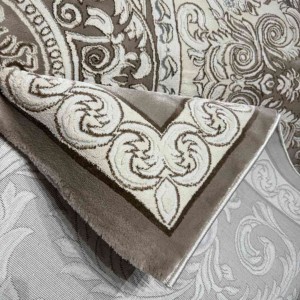 Turkish Jasmine Rug French Pattern 9051A, Dark Beige Size 250*350