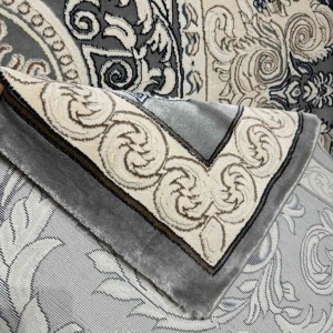 Turkish Jasmine Rug French Pattern 9051A gray Size 300*400