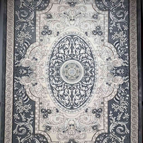 Turkish Jasmine Rug French Pattern 9051A gray Size 300*400