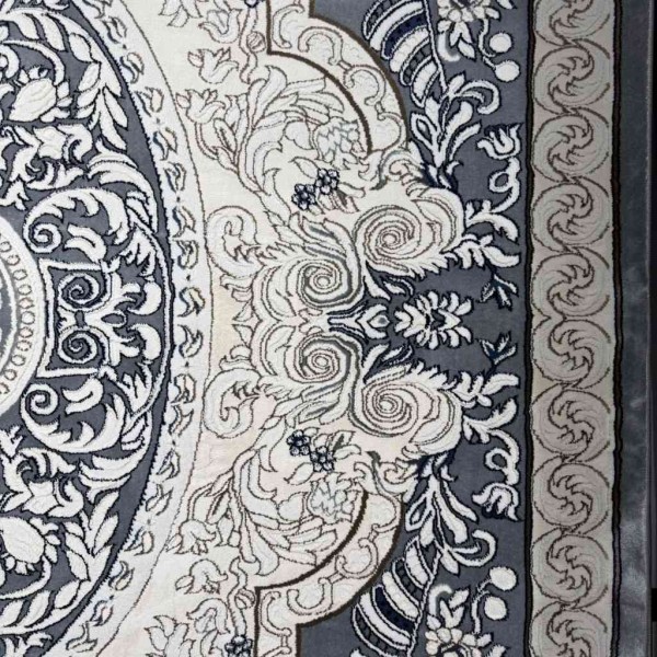 Turkish Jasmine Rug French Pattern 9051A gray Size 300*400