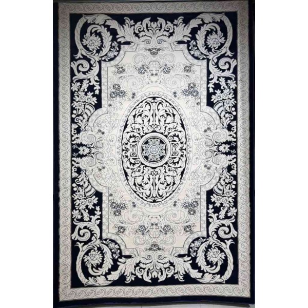 Turkish Jasmine Rug French Pattern 9051A navy Size 300*400