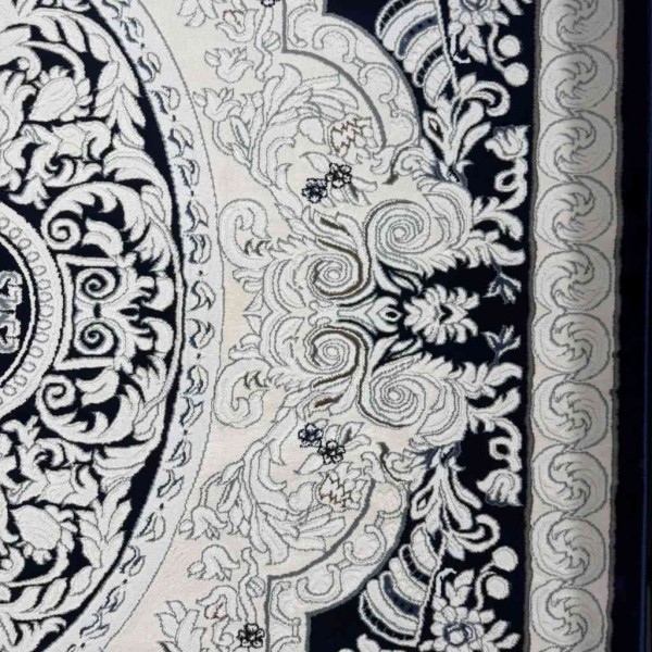 Turkish Jasmine Rug French Pattern 9051A navy Size 300*400