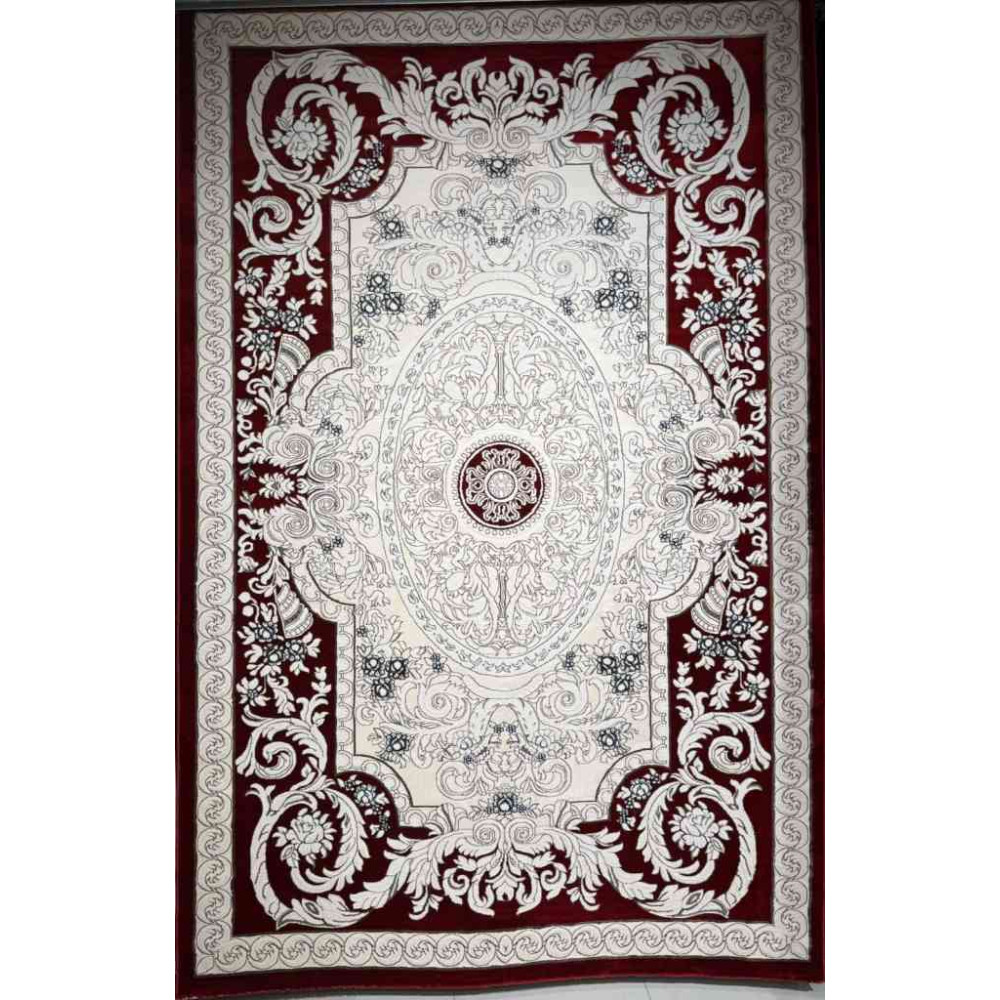 سجاد تركي ياسمين نقش فرنسي 9051A احمر مقاس 80*150