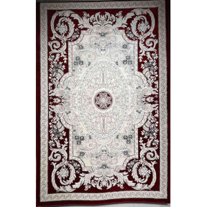 سجاد تركي ياسمين نقش فرنسي 9051A احمر مقاس 80*150