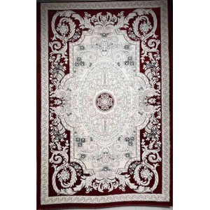 Turkish Jasmine Rug French Pattern 9051A red Size 100*300