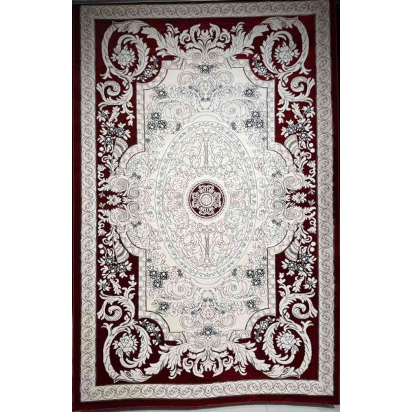Turkish Jasmine Rug French Pattern 9051A red Size 100*300
