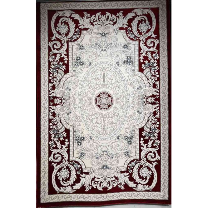 Turkish Jasmine Rug French Pattern 9051A red Size 100*200