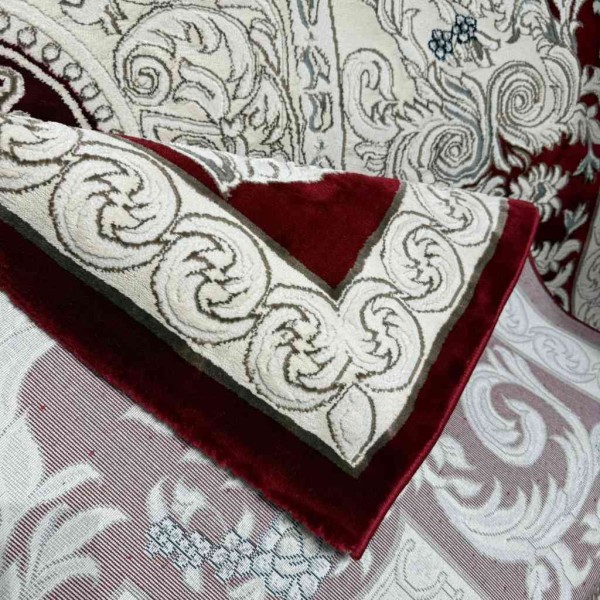 Turkish Jasmine Rug French Pattern 9051A red Size 100*300