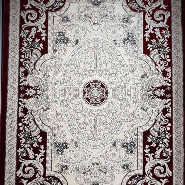 Turkish Jasmine Rug French Pattern 9051A red Size 100*300