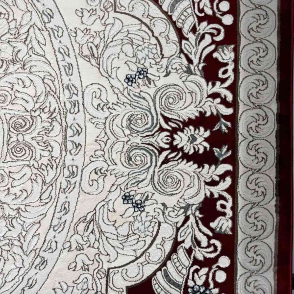 Turkish Jasmine Rug French Pattern 9051A red Size 100*300