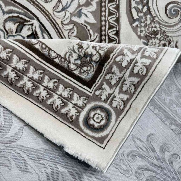 Turkish Jasmine Rug French Pattern 9052A, Beige Size 250*350