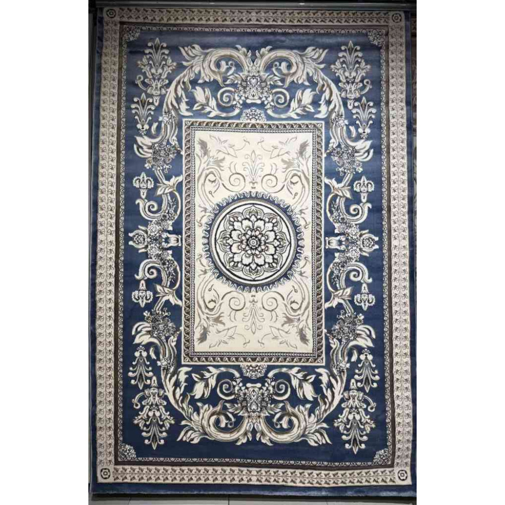 سجاد تركي ياسمين نقش فرنسي 9052A سماوي مقاس 80*150 سجاد تركي ياسمين نقش فرنسي 9052A سماوي مقاس 80*150