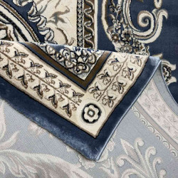 سجاد تركي ياسمين نقش فرنسي 9052A سماوي مقاس 80*150 سجاد تركي ياسمين نقش فرنسي 9052A سماوي مقاس 80*150